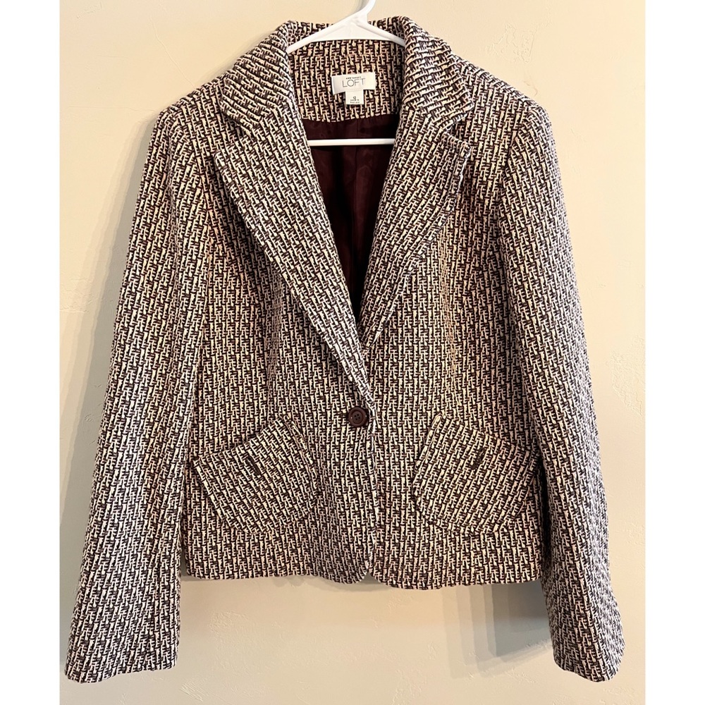 Ann Taylor Tweed Blazer
